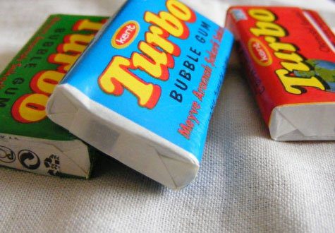 guma turbo słodycze z lat 90 tych