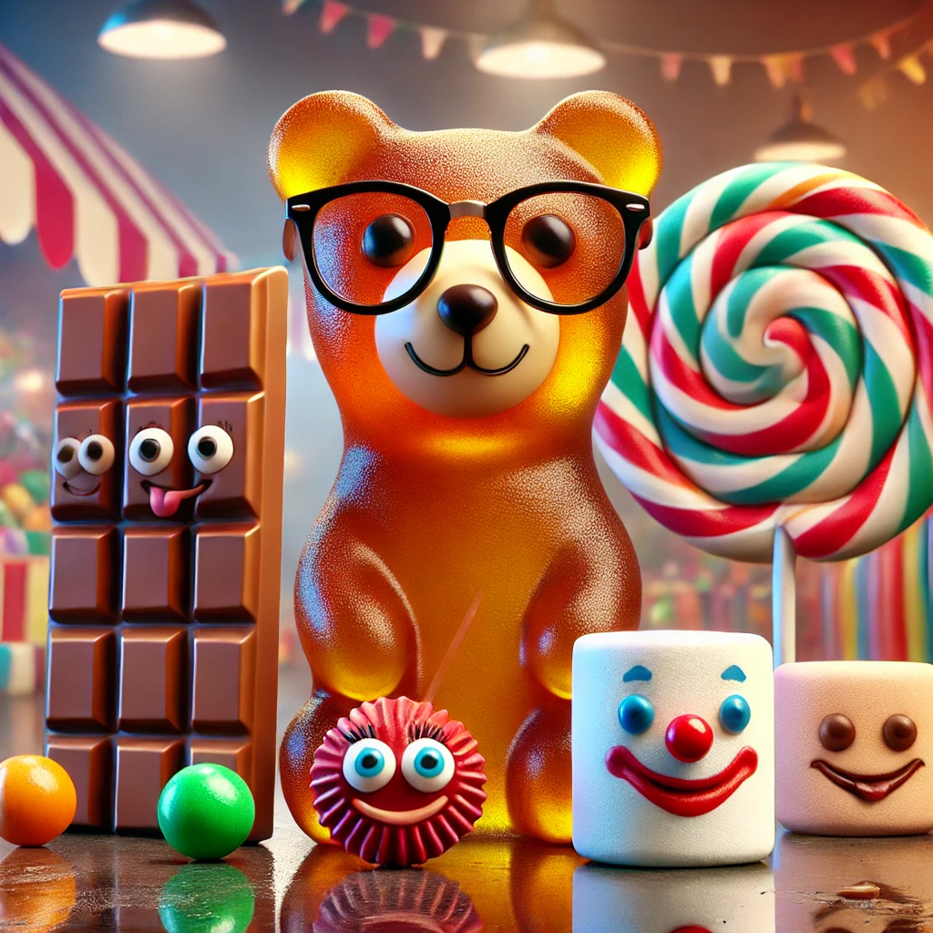 zabawne i śmieszne słodycze