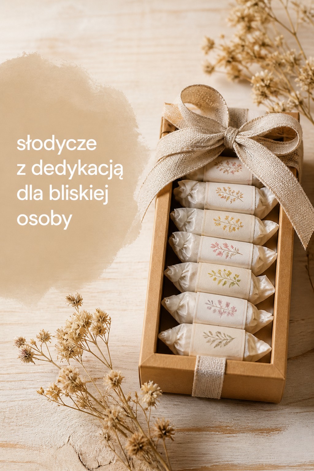 Słodycze z dedykacją dla bliskiej osoby słodycze z dedykacją dla bliskiej osoby, krówki w pudełku