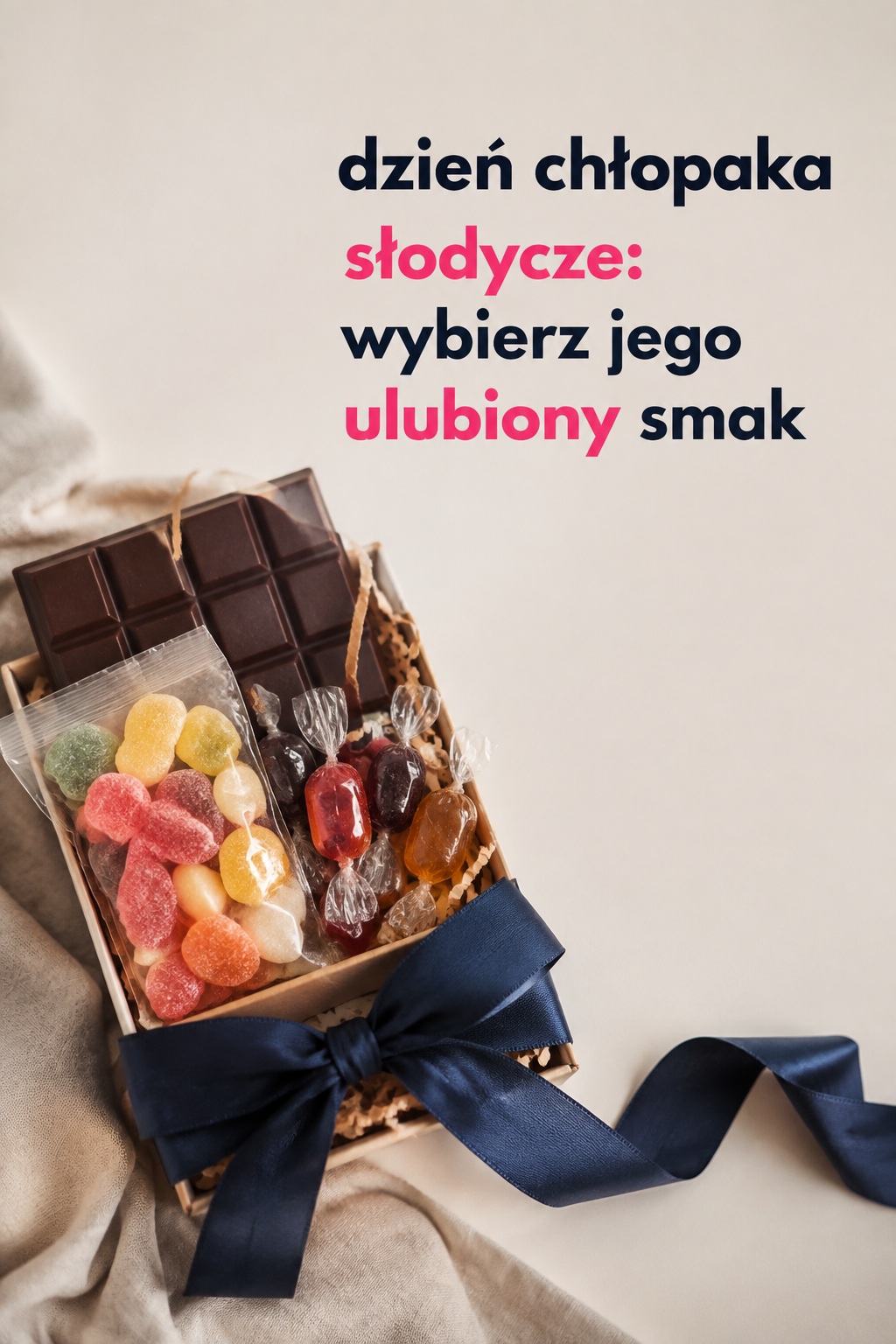 dzień chłopaka słodycze, zestaw prezentowy z czekoladą