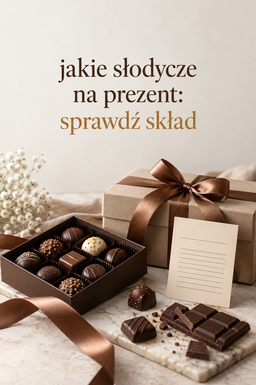Jakie słodycze na prezent: sprawdź skład Jakie słodycze na prezent: sprawdzanie składu pralin